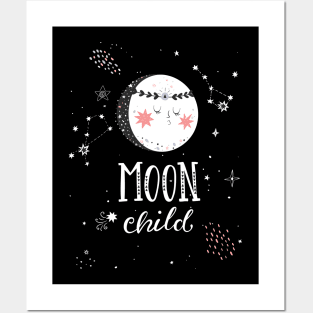 Lovely Moon Child Posters and Art